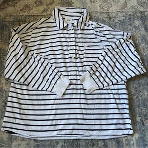 Aerie Take It Easy Popover Polo Shirt